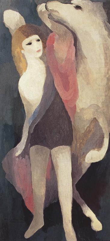 Female and white horse, Marie Laurencin